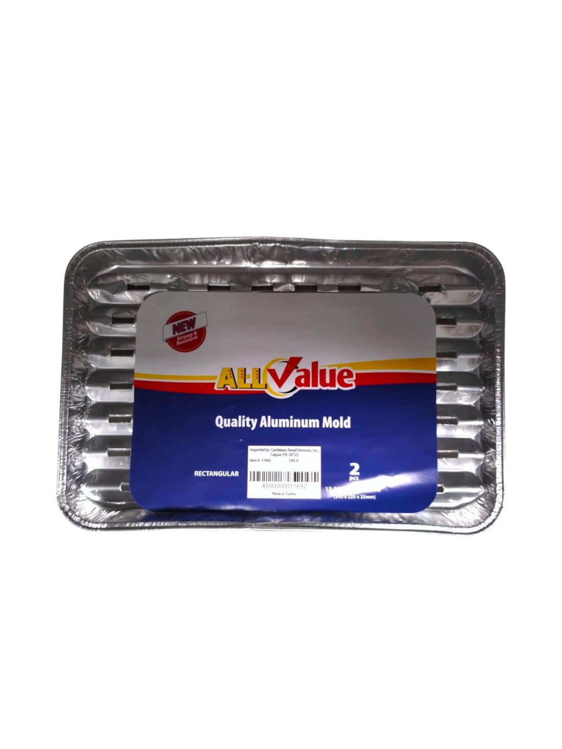 All Value - 2pcs High-Quality Aluminum Molds