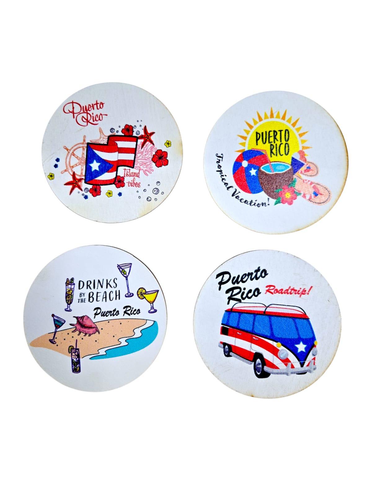Souvenir de Puerto Rico- Puerto  Rico Coaster