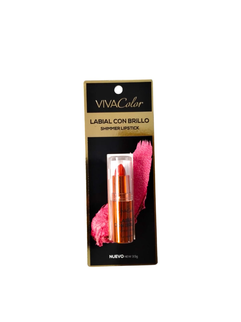 Maquillaje Labial con Brillo by Viva Color