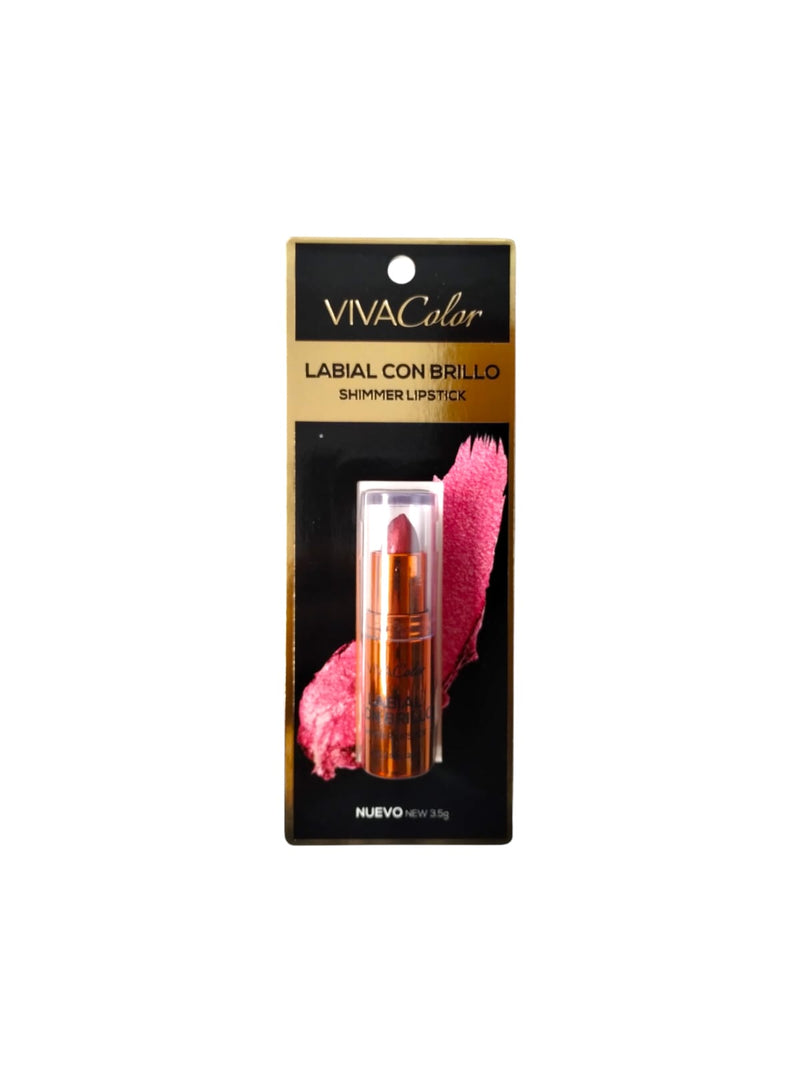 Maquillaje Labial con Brillo by Viva Color