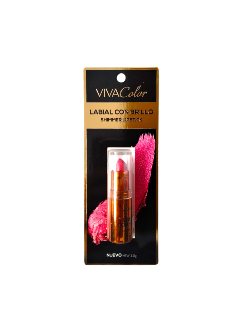 Maquillaje Labial con Brillo by Viva Color