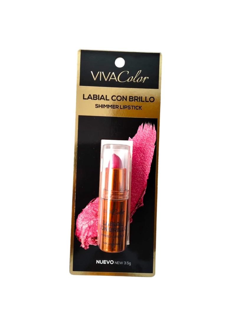 Maquillaje Labial con Brillo by Viva Color