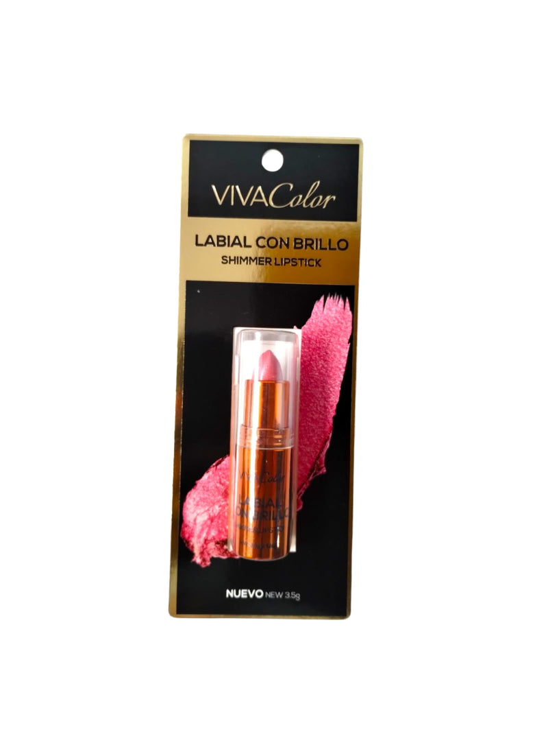 Maquillaje Labial con Brillo by Viva Color