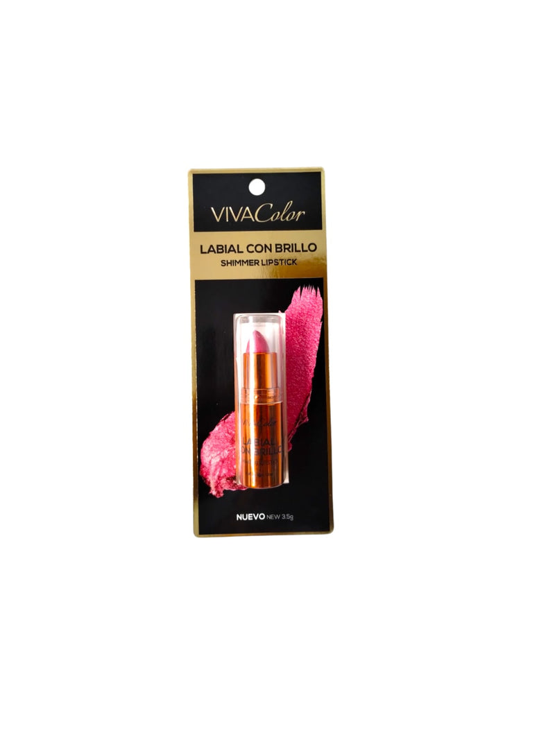 Maquillaje Labial con Brillo by Viva Color