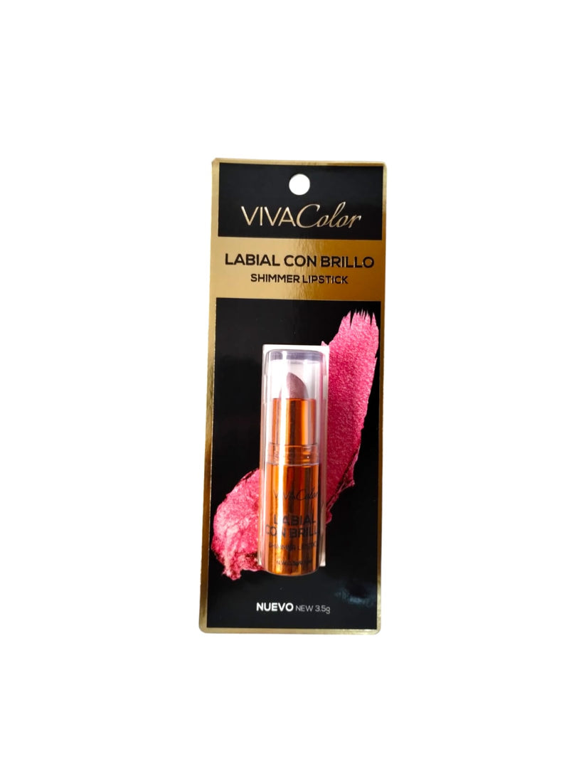 Maquillaje Labial con Brillo by Viva Color