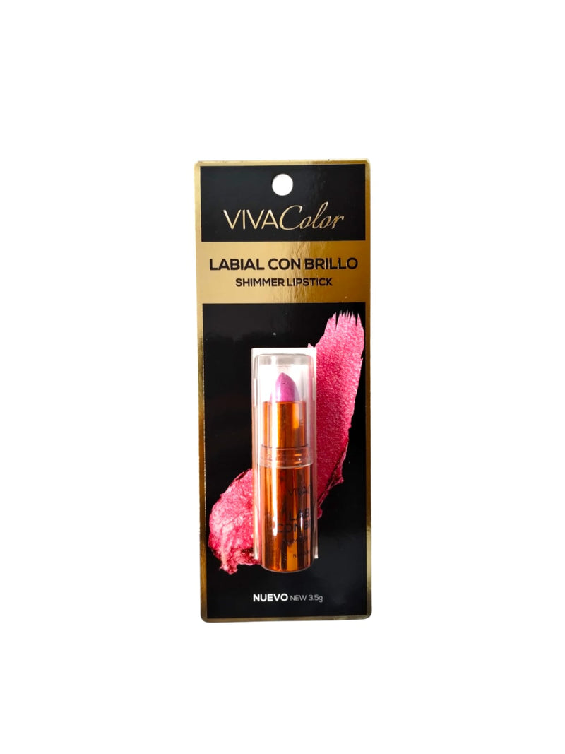 Maquillaje Labial con Brillo by Viva Color
