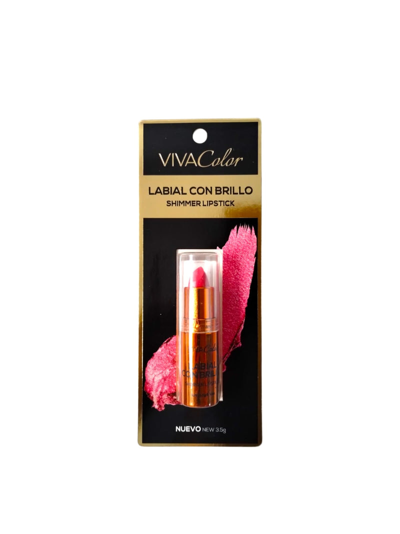 Maquillaje Labial con Brillo by Viva Color