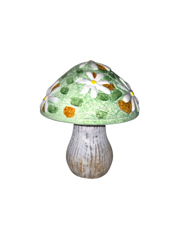 Figura de Ceramica de Patio- Figura de Hongo