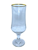 Glassware - Crystal Glasses with Gold Rim