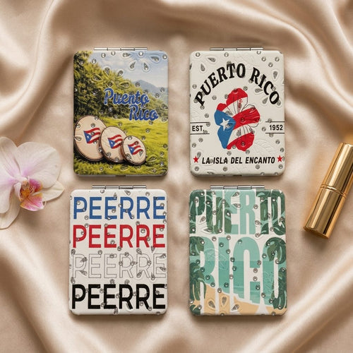 Souvenir - Square Pocket Mirror | Puerto Rico