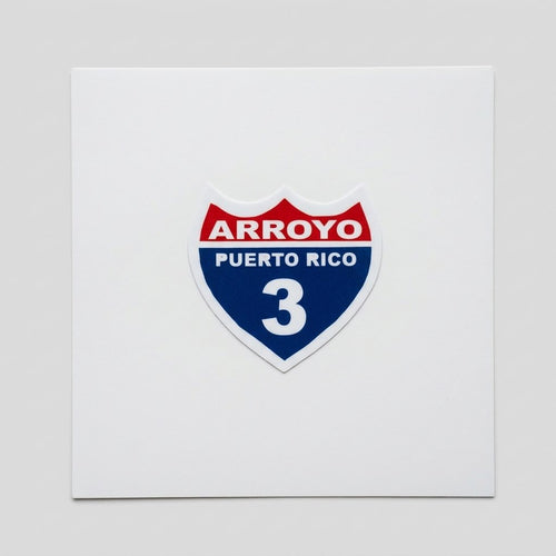 Souvenirs de Puerto Rico - Stickers (Pueblos de Puerto Rico) *NO INCLUYE EL VASO*