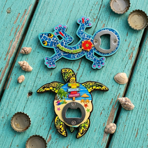 Souvenir - Magnetic Bottle Opener | Turtle & Gecko Style