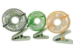 Mini ventilador de prensa recargable con luz