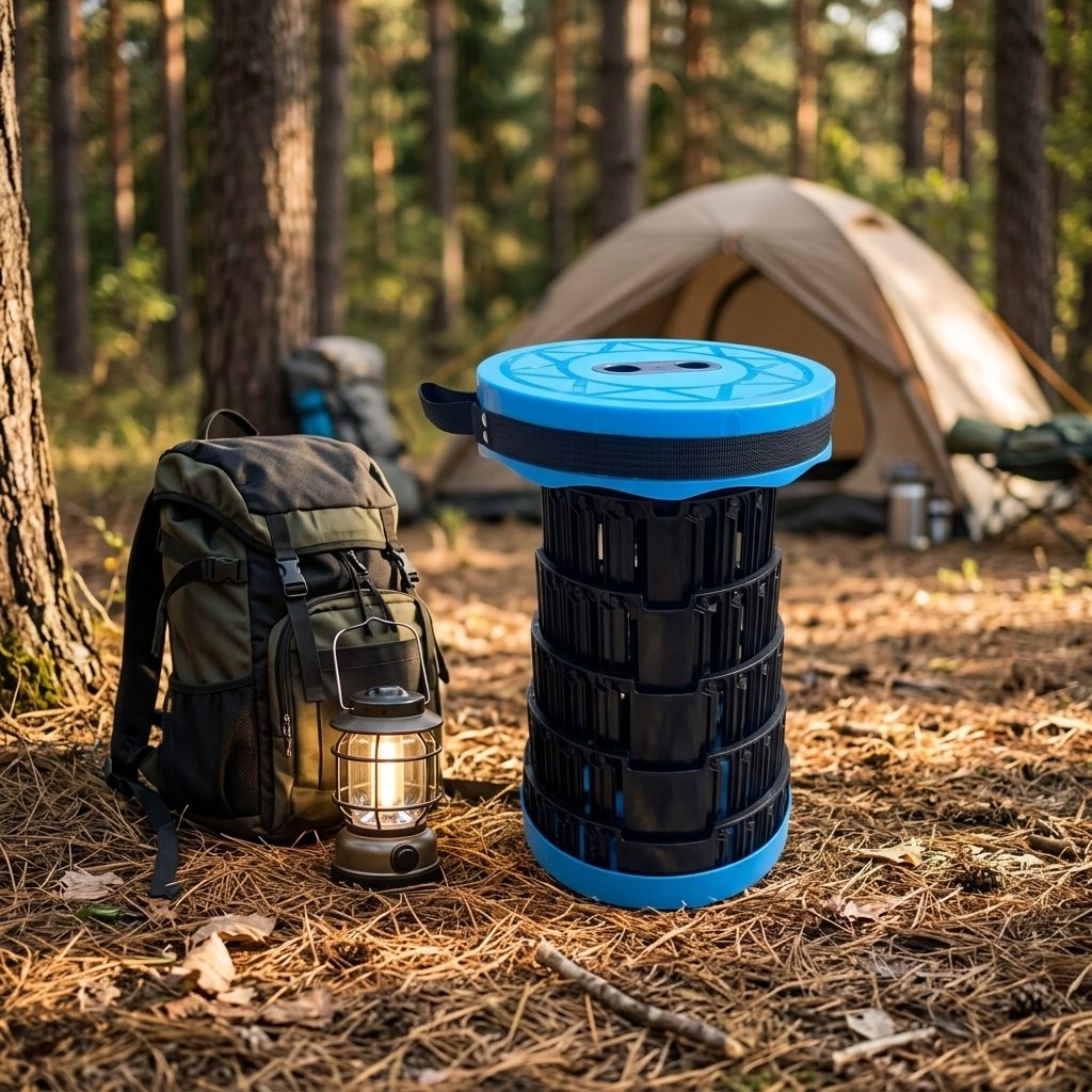 Camping Stool Plegable - Silla Portátil Compacta