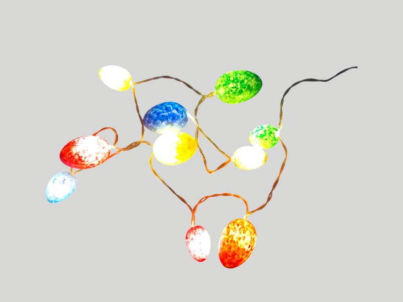 Decoración de Easter- Easter Egg Garland with LED Light