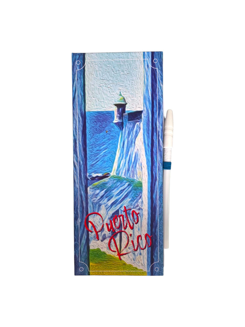 Note Pads with Pen ''Puerto Rico''