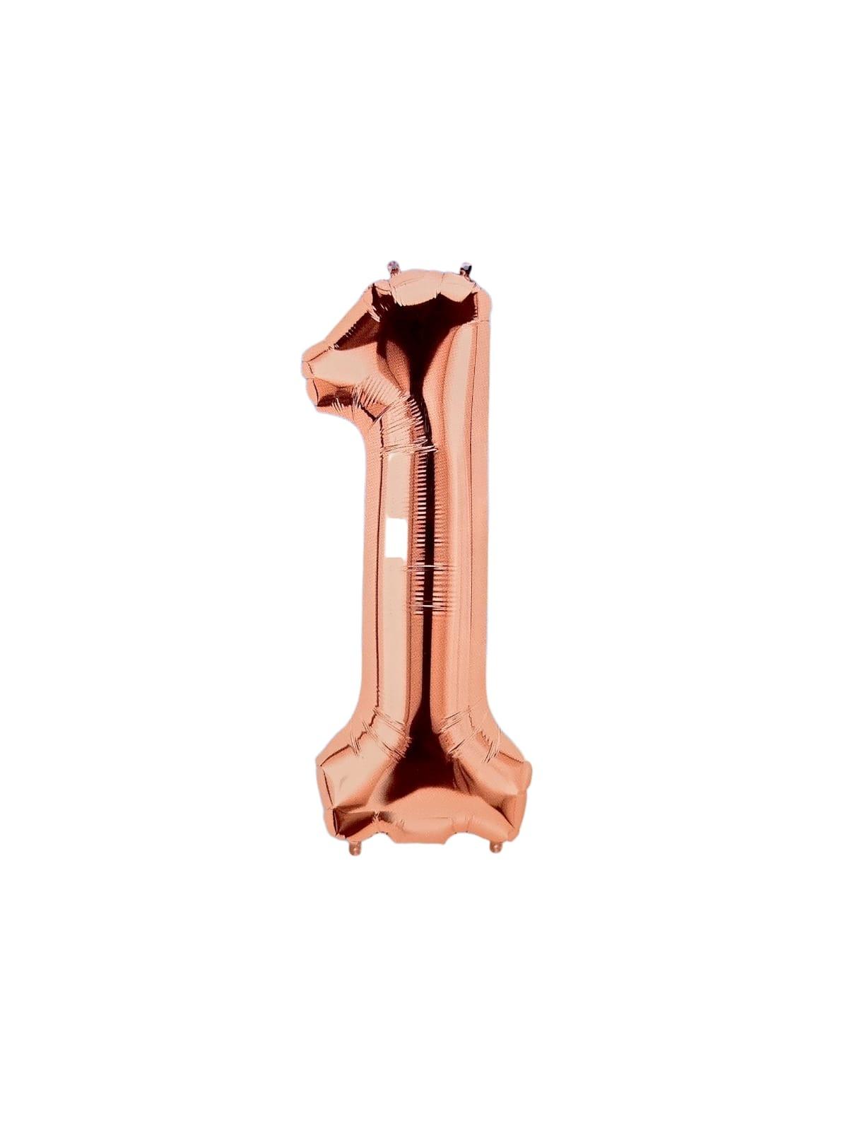 AW- Globo Metálico Golden Rose 34"IN