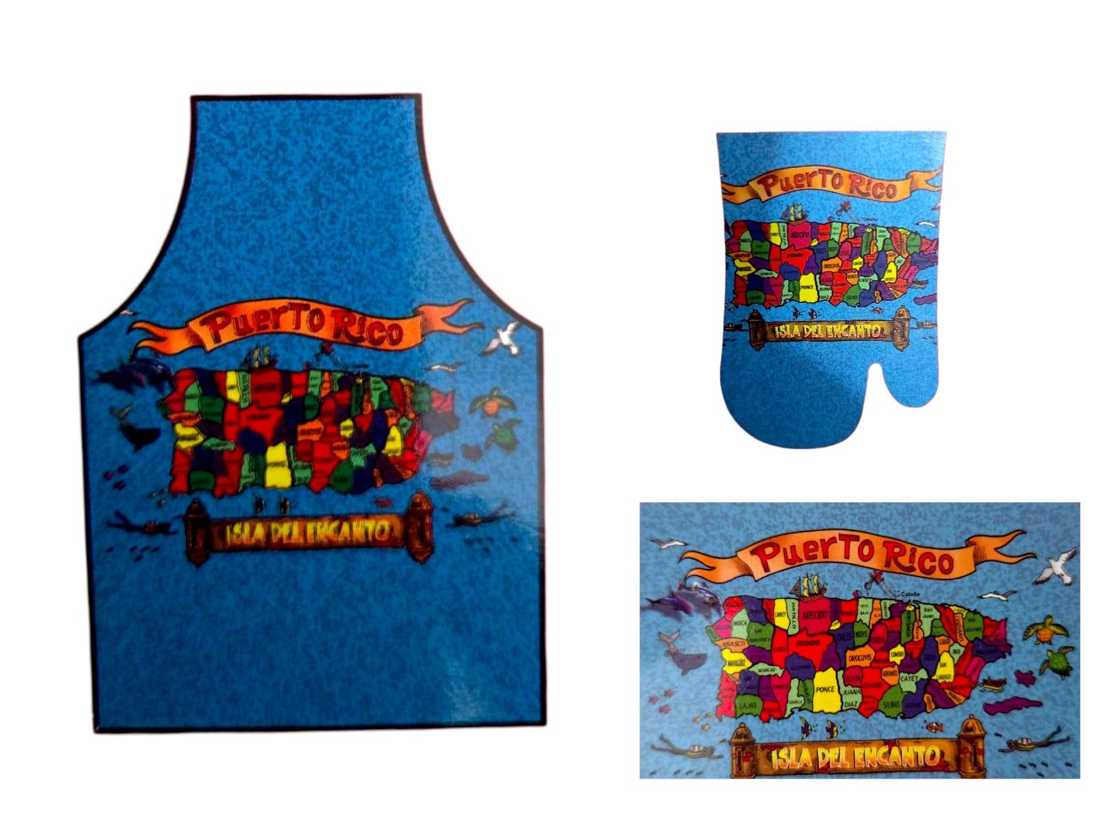 Souvenir de Puerto Rico- Acesorio de cocina (Variedad de estilo)