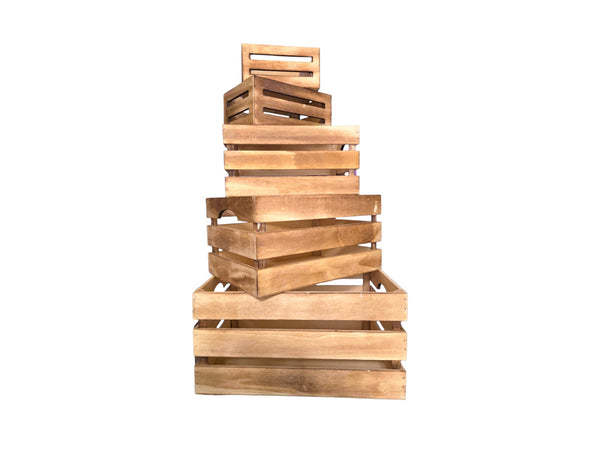 Canasta de Madera (Variedad de tamaño)
