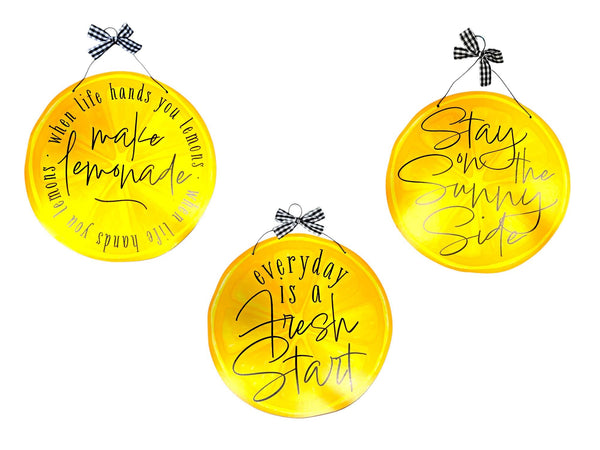 Hello Summer Fun! Lemon Hanging Décor