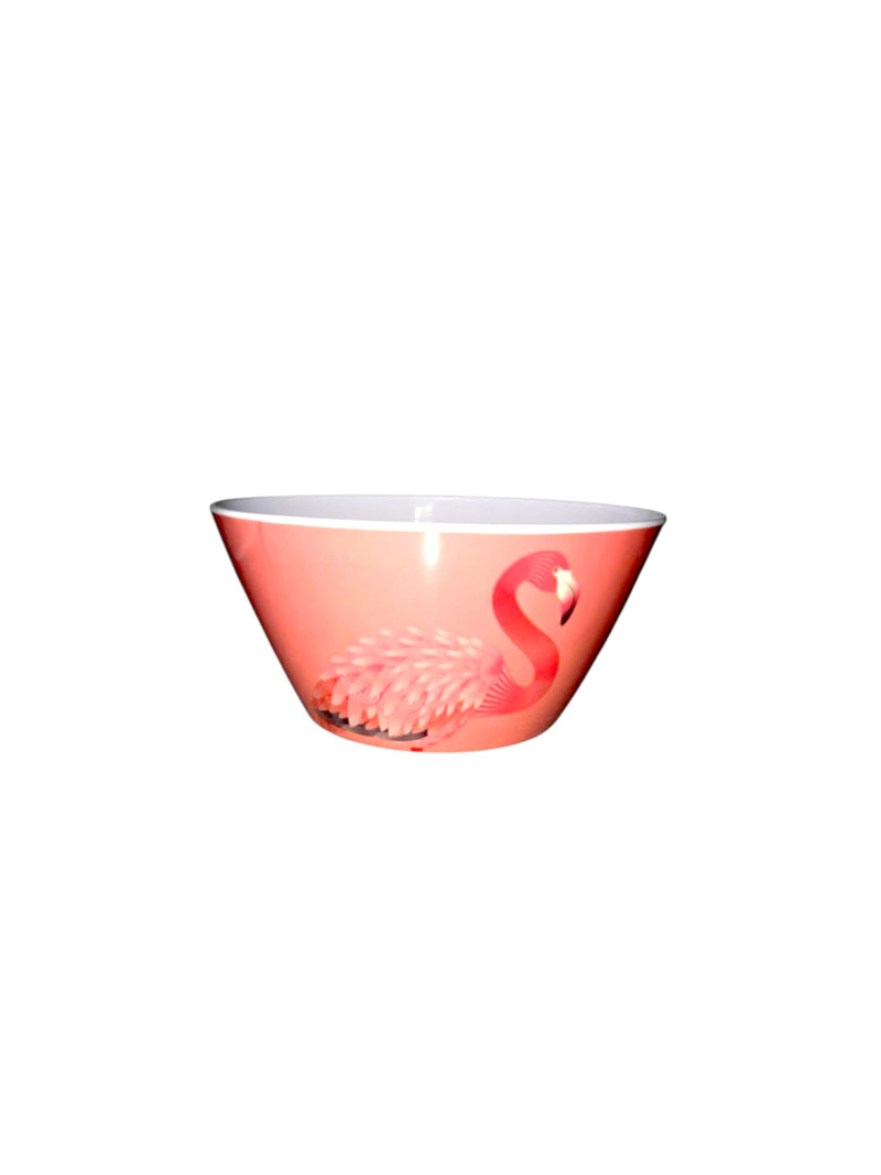 Platos Melamina con diseño de Flamingo, Bowl de Melamina  con diseño de Flamingo