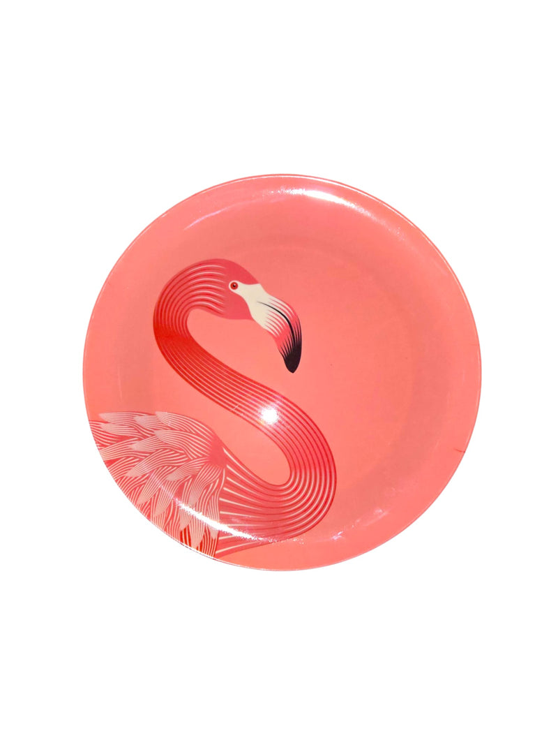 Platos Melamina con diseño de Flamingo, Bowl de Melamina  con diseño de Flamingo