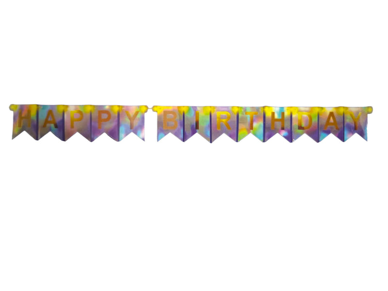 AW Party-Happy Birthday Confetti Letter Banner
