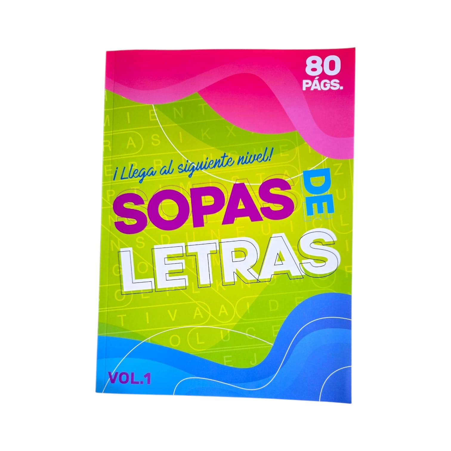 Sopa de Letras – 80 Páginas | Volumen 1 y 2 | Libro de Pasatiempos.