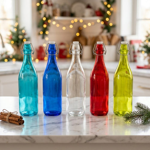 Botellas de Coquito (Fondo Redondo)- 33.8oz