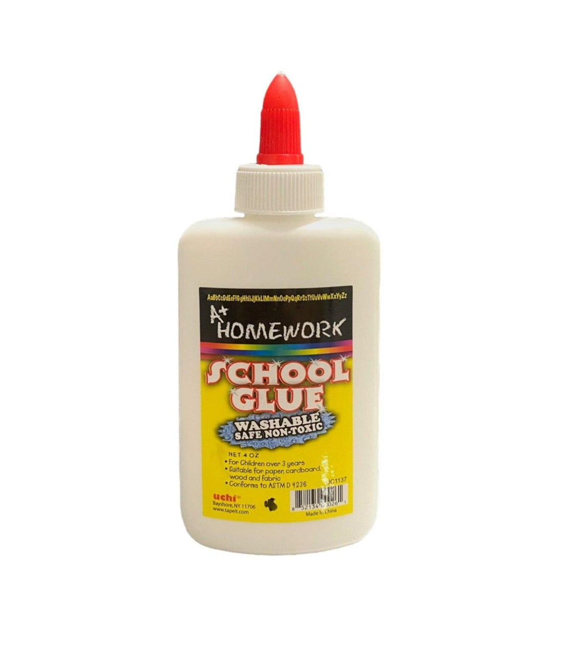 A+ HOMEWORK - School Glue Washable / White School Glue