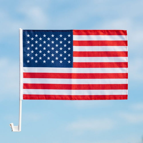 Souvenirs de Puerto Rico- Car Window Clip USA American Flag
