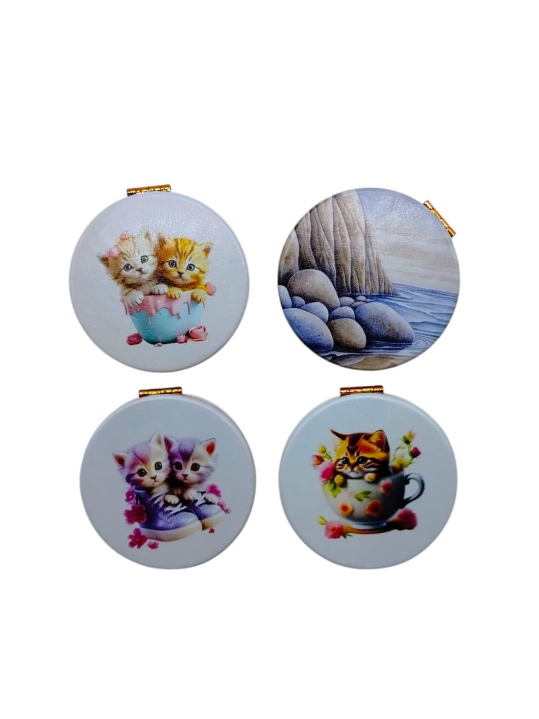 AW Beauty - Tow Sided Compact Mirror