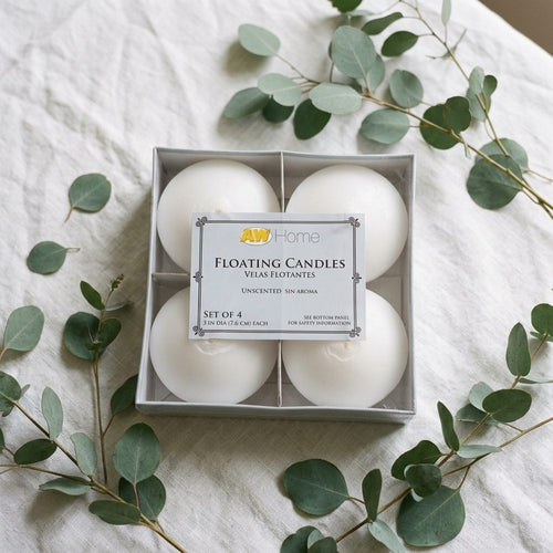 Velas Flotantes Grandes (sin aroma)