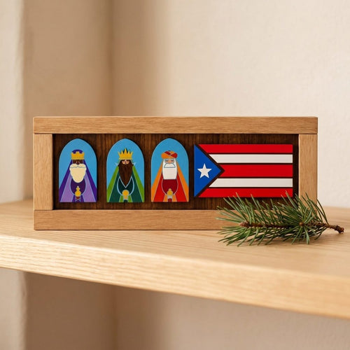 Souvenir de Puerto Rico – Los Tres Reyes Magos en Madera