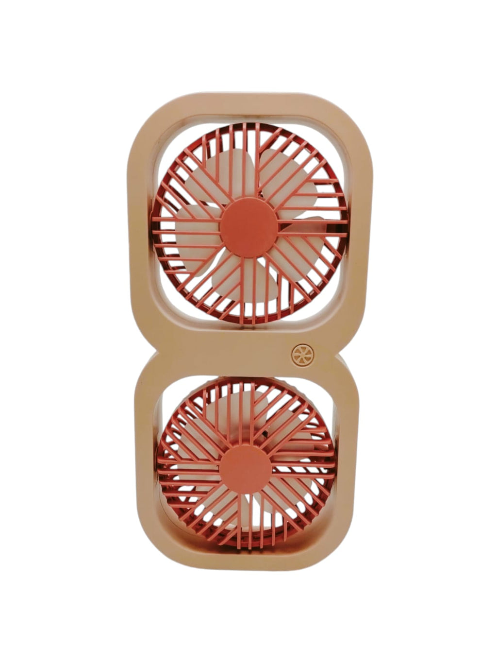 Abanico doble recargable