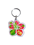 Souvenir de Puerto Rico | Llavero Plástico- Diseño de Amapola