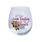 Souvenir de Puerto Rico- Printed Wine Glass Décor