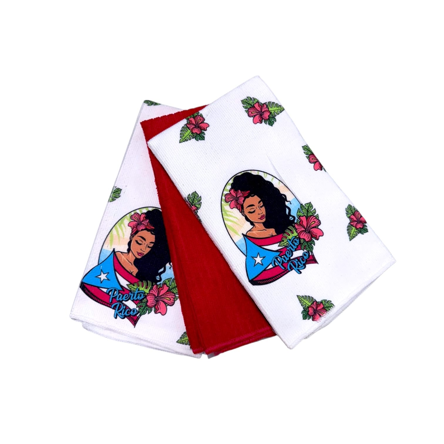 Souvenir de Puerto Rico- Set de toallas de cocina de 3 piezas