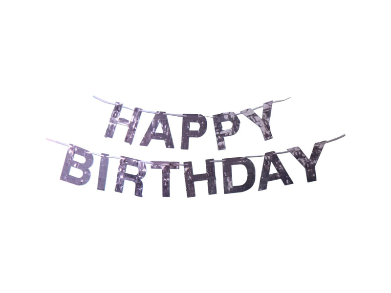 AW Party-Happy Birthday Confetti Letter Banner