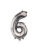 AW- Globo Metálico Plata 34"IN