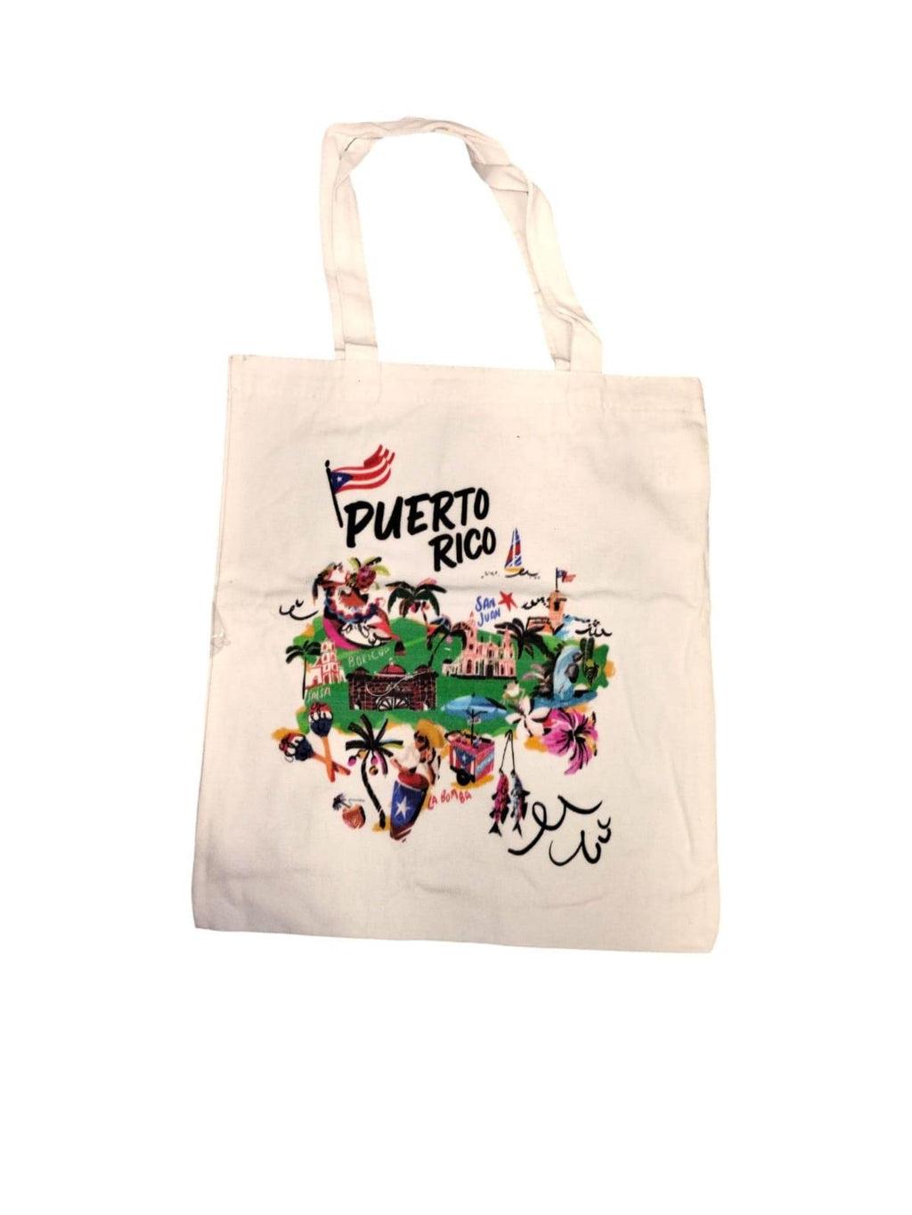 Souvenirs - Tote Bag de Puerto Rico (Canvas Bag)