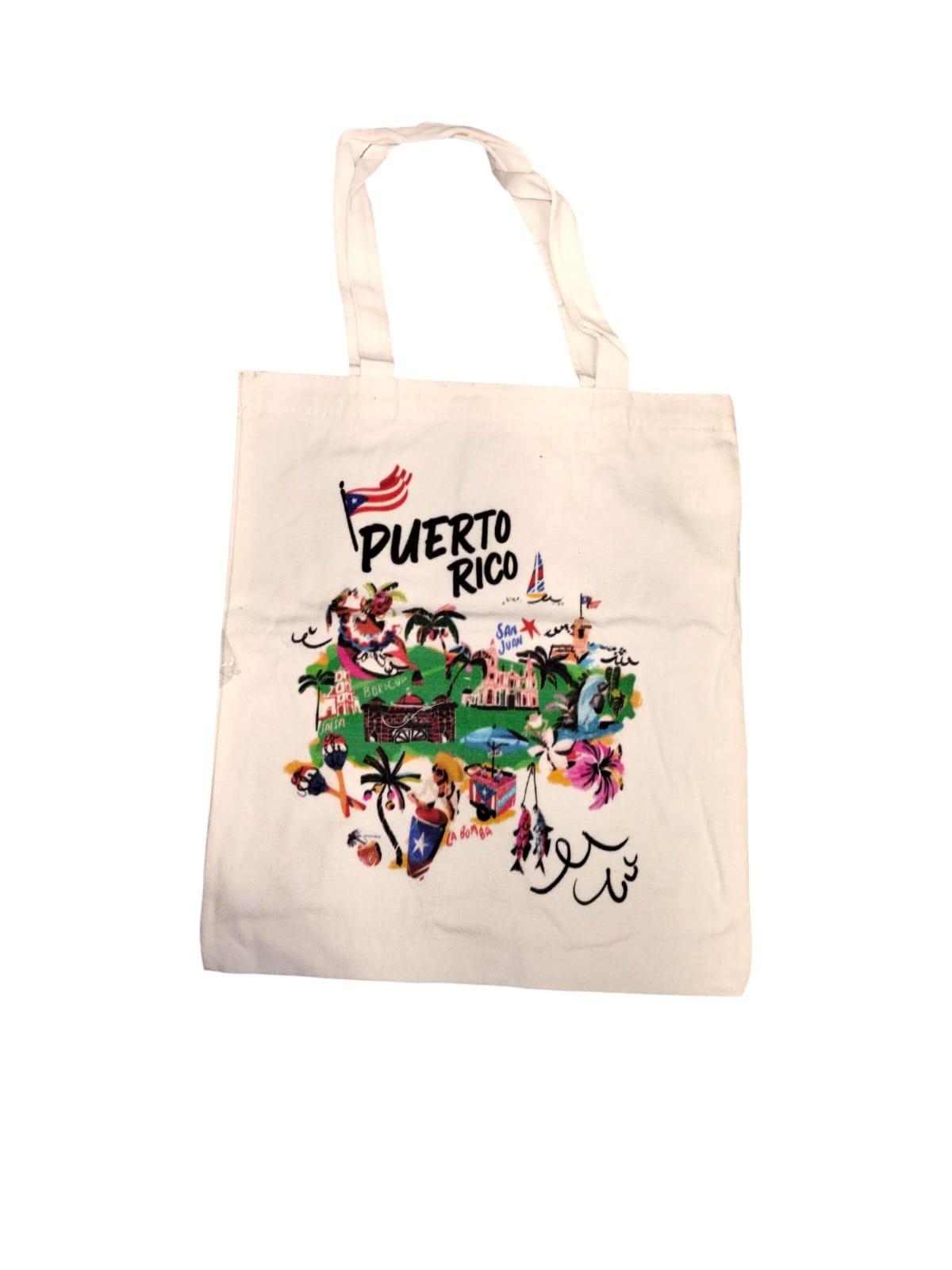 Souvenirs - Tote Bag de Puerto Rico (Canvas Bag)