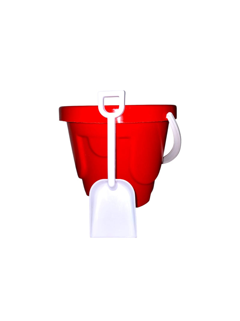 Juguete de Verano- Round  Beach Bucket W/Shovel