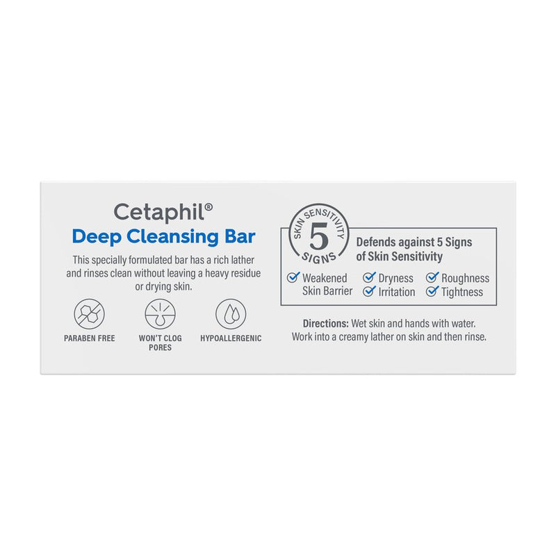 Cetaphil Deep Cleansing Bar 4.5oz