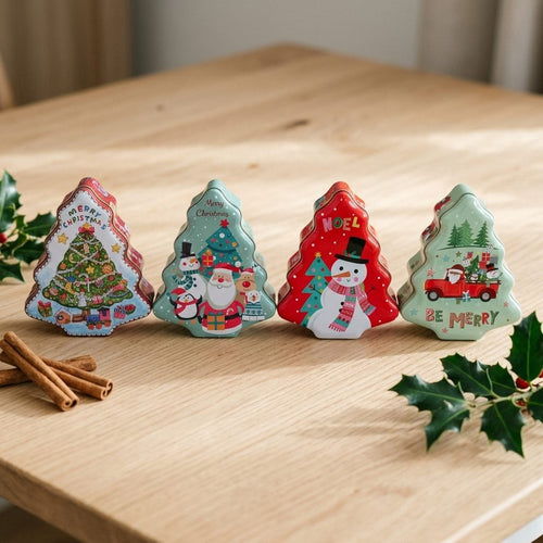 Christmas Treat Box – Tree Shape | 4 Diseños en Aluminio