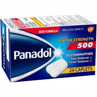 Panadol - Extra Strength (24 Caplets) 500MG