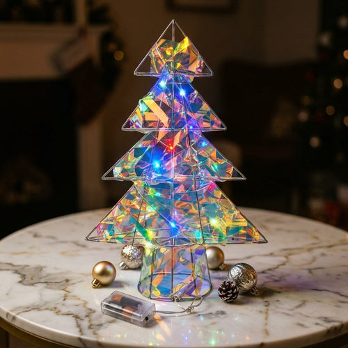 Christmas Tree Table Decor w/ Lights 15.7" | *SOLO RECOGIDO EN TIENDA*