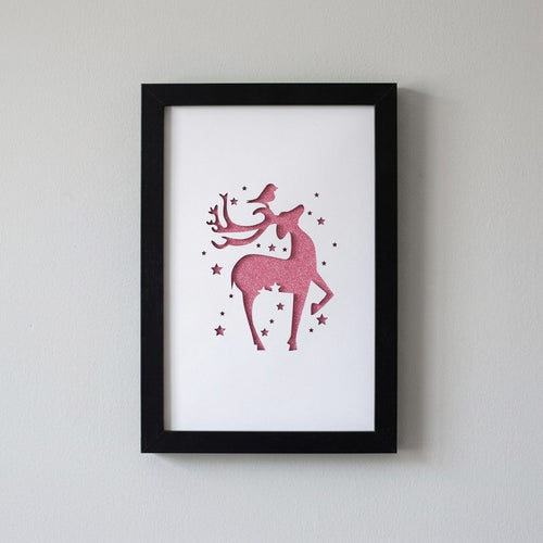 Wall Decor LED (Reindeer) 12" x 8"