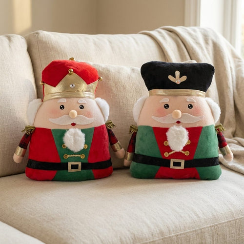 Cojines Navideños | Cascanueces y Santa Claus