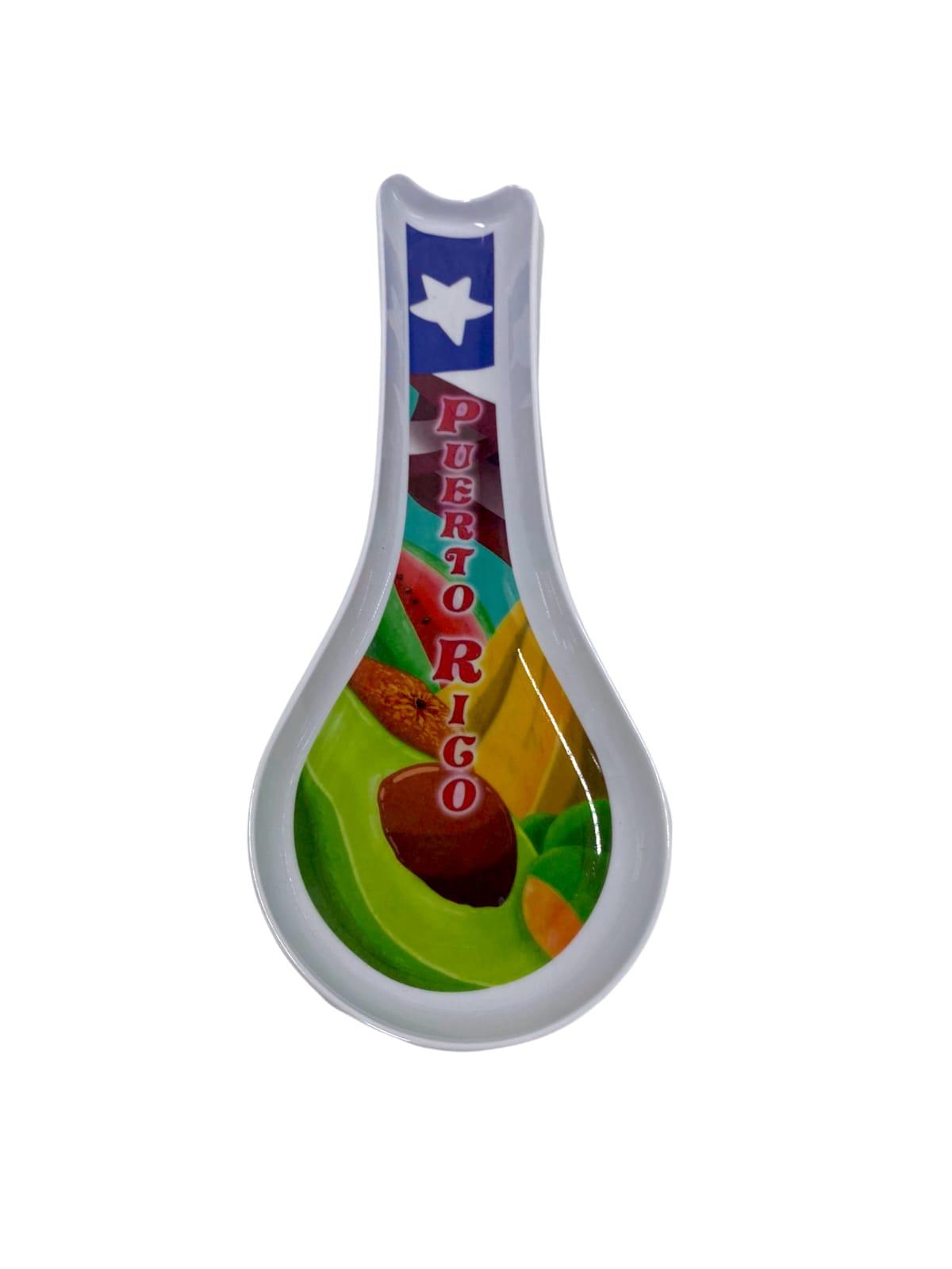 Souvenir de Puerto Rico - Descanso para Utensilios de Cocina en Melamina